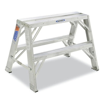 Aluminum work stand, TW373-30, Type IA, 3 ft long, 7 ft reach, 48 in wide, 300 lb load capacity