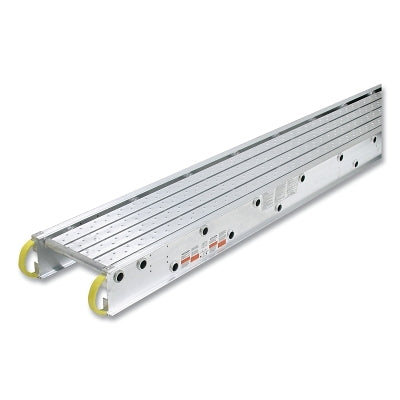 Stackable stages, 3.6 m long x 35.5 cm wide x 15.2 cm high, 226 kg load capacity, for 2 people, aluminum