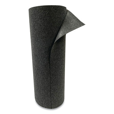 Tapete de tracción absorbente, 30,5 m de largo x 86,5 cm de ancho, universal, 81,5 litros de absorción, gris