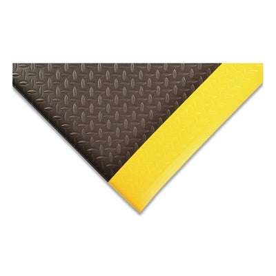 Tapete antifatiga Diamond Sof-Tred™ Dyna-Shield®, 419, 1/2 pulg. x 2 pies de ancho x 60 pies de largo, espuma de PVC, negro/amarillo