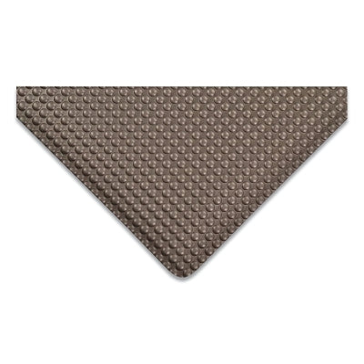 Bubble Trax® Anti-Fatigue Mat, 482, 1/2 in. x 3 ft. W x 5 ft. L, Vinyl/PVC with RedStop™ Anti-Slip Backing, Black/Yellow