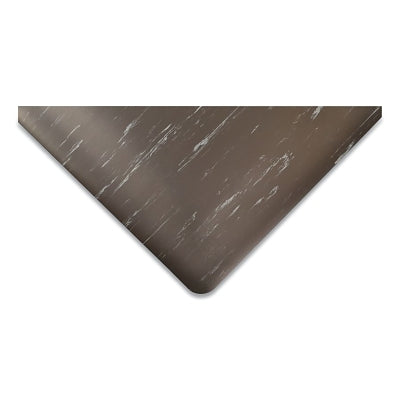 Marble-Tuff™ Anti-Fatigue Mat, 511, 0.5" x 3/4" x 5', Vinyl Surface/PVC Foam Backing, Black