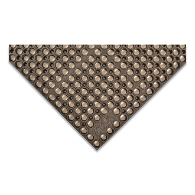 Tapete antifatiga de drenaje San-Eze®, T12, 22 mm x 99 mm de ancho x 149 mm de largo, MicroStop™/100 % caucho de nitrilo, negro