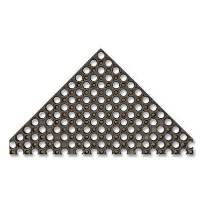 Tapete antifatiga Tek-Tough® con orificios de drenaje grandes, T13,7/8 pulg. x 3 pies de ancho x 5 pies de largo, MicroStop™/100 % caucho de nitrilo, rojo