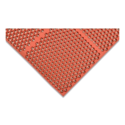 Optimat® Drainage Anti-Fatigue Mat, T15, 1/2 in. x 3 ft. W x 4 ft. L, MicroStop™/Nitrile, Red
