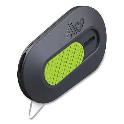 Mini cortador, 2-1/2" L, retráctil manual, de cerámica, mango de plástico, gris