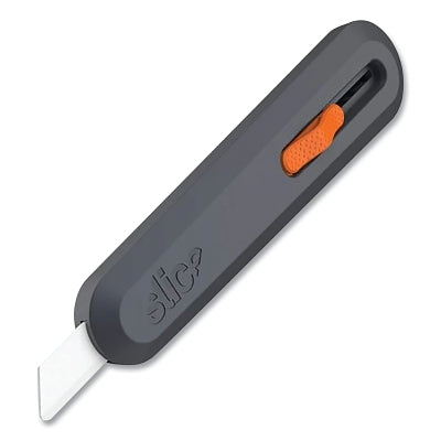 Navaja multiusos manual, 15 cm de largo, retráctil, de cerámica, mango de plástico, color negro