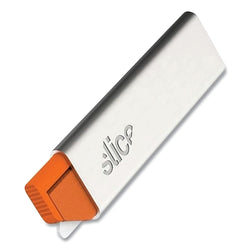 Cortador de cartón, 3-1/2" L, retráctil manual, mango de plástico, plateado