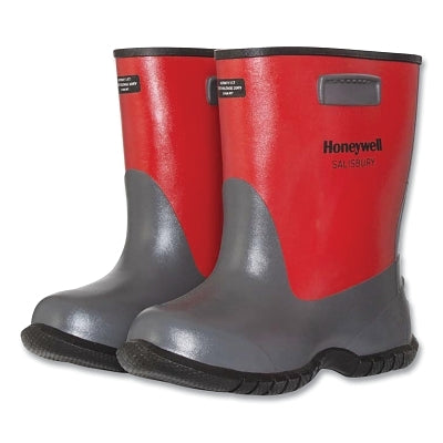 Cubrebotas dieléctrico ELECTRIGUARD™, talla 09, 14 pulgadas de alto, caucho vulcanizado, rojo/negro
