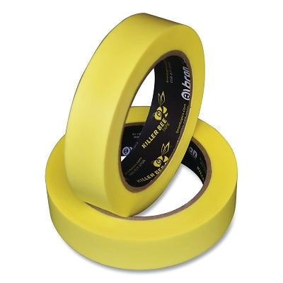 Killer Bee® Masking Tape, BT-7061, 48 mm wide x 50 m long, yellow