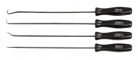 Juego de púas largas con mango de acetato de 4 piezas