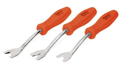 Juego de herramientas para quitar almohadillas decorativas de 3 piezas (naranja)