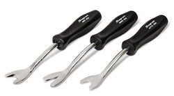 Juego de herramientas de extracción de almohadillas embellecedoras de 3 piezas (negro)