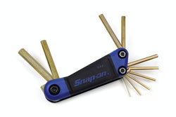 Juego de llaves hexagonales plegables métricas de 10 piezas (1,5-10 mm)