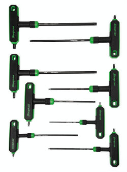 Juego de llaves combinadas TORX® en forma de L/T de 8 piezas (T10-T45)