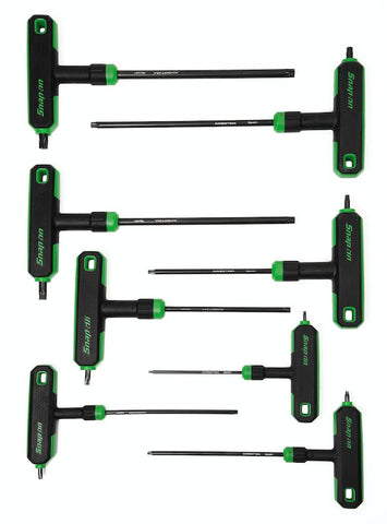 Juego de llaves combinadas TORX® en forma de L/T de 8 piezas (T10-T45)