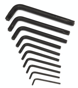 Juego de llaves en forma de L TORX® de 10 piezas (T10-T55)