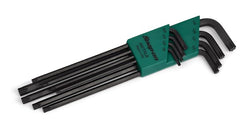 Juego de llaves hexagonales en forma de L extralargas TORX® de 8 piezas (T9-T40)