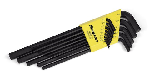 Juego de 13 llaves hexagonales SAE extralargas en forma de L (0,05-3/8")