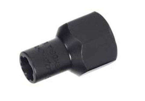 Extractor de sujetadores de cabeza hexagonal de 1/4" con accionamiento de 3/8"