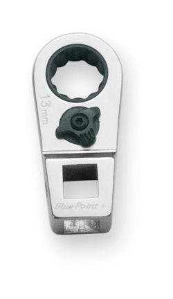 Llave de pata de gallo con trinquete de 13 mm, métrica, de 12 puntas, con accionamiento de 3/8" (Blue-Point®)