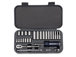 Juego de servicios generales SAE con accionamiento de 1/4" de 27 piezas (Blue-Point®)