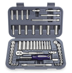 Juego de servicios generales métrico/SAE con accionamiento de 1/4" de 62 piezas (Blue-Point®)