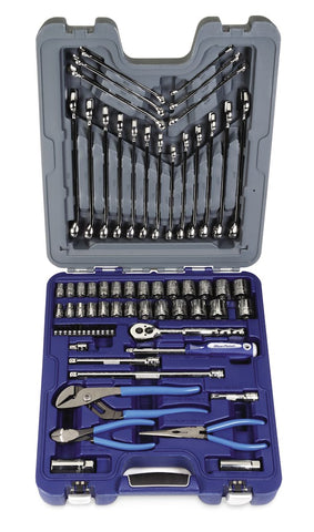 Juego de servicios generales métrico/SAE con accionamiento de 3/8" de 70 piezas (Blue-Point®)
