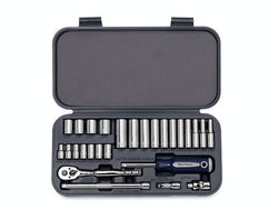 Juego de servicios generales métrico con accionamiento de 1/4" de 27 piezas (Blue-Point®)