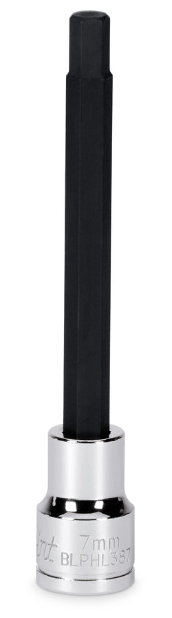 Destornillador de vaso hexagonal de 7 mm de largo, métrico, con accionamiento de 3/8" (Blue-Point®)