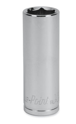 Dado de profundidad SAE de 6 puntas y cuadro de 1/4" (Blue-Point®)