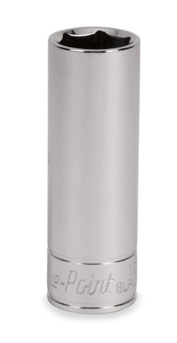 Dado métrico de 6 puntas y profundidad de 12 mm con cuadro de 1/4" (Blue-Point®)
