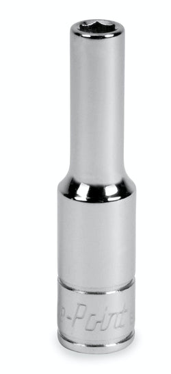 Dado métrico de 6 puntas y profundidad de 5 mm con cuadro de 1/4" (Blue-Point®)