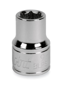 Dado poco profundo métrico de 9 mm, 6 puntas y cuadro de 3/8" (Blue-Point®)