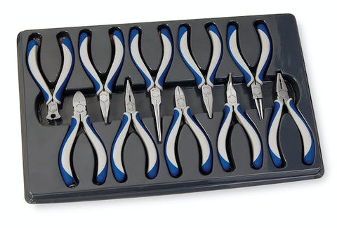 Juego de alicates y cortadores en miniatura de 10 piezas (Blue-Point®)