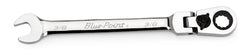 Caja de trinquete/llave de boca de cabeza flexible con desplazamiento de 15° SAE de 12 puntos y 3/8" (Blue-Point®)