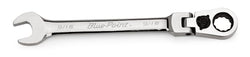 Llave de boca/caja de trinquete de cabeza flexible con desplazamiento de 15° SAE de 9/16" y 12 puntos (Blue-Point®)