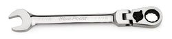 Llave de boca/caja de trinquete de cabeza flexible con desplazamiento de 15° SAE de 11/16" y 12 puntos (Blue-Point®)