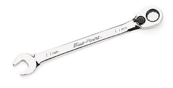 Llave combinada con trinquete acodada de 15°, métrica, de 12 puntas y 11 mm (Blue-Point®)