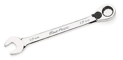 Llave combinada con trinquete acodada de 15°, métrica, de 12 puntas y 12 mm (Blue-Point®)