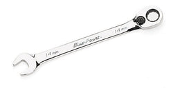 Llave combinada con trinquete acodada de 15°, métrica, de 12 puntas y 14 mm (Blue-Point®)