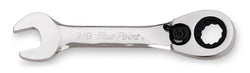 Llave de boca/caja de trinquete corta con compensación de 15° SAE de 3/8" y 12 puntos (Blue-Point®)