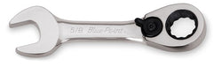 Llave de boca/caja de trinquete corta con compensación de 15° SAE de 5/8" y 12 puntos (Blue-Point®)