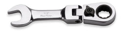 Llave combinada de trinquete con cabeza flexible y caja con compensación de 15°, SAE enana, de 1/2" y 12 puntas (Blue-Point®)