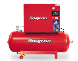 Compresor de aire de tornillo rotativo horizontal trifásico de 73 galones, 8 HP, 125 PSI