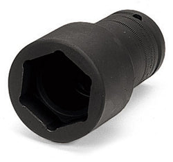 Dado de impacto de rueda Budd cuadrado de 21 mm, métrico, de 6 puntas, con accionamiento cuadrado de 3/4"