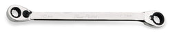 Llave de caja de trinquete reversible con desplazamiento de 25°, métrica, de 12 puntas, de 10 a 11 mm (Blue-Point®)