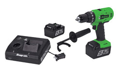 Kit de taladro percutor inalámbrico MonsterLithium de 18 V y 1/2" (verde)