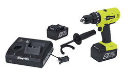 Kit de taladro percutor inalámbrico MonsterLithium de 18 V y 1/2" (alta visibilidad)