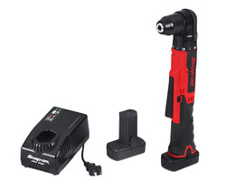 Kit de taladro/atornilladora inalámbrico de ángulo recto de microlitio de 14,4 V y 3/8" (rojo)